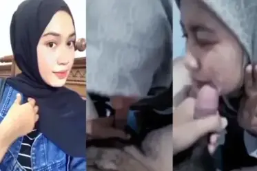 Hijab Cantik Sepong Habis Sampai Crot Di Muka Polos